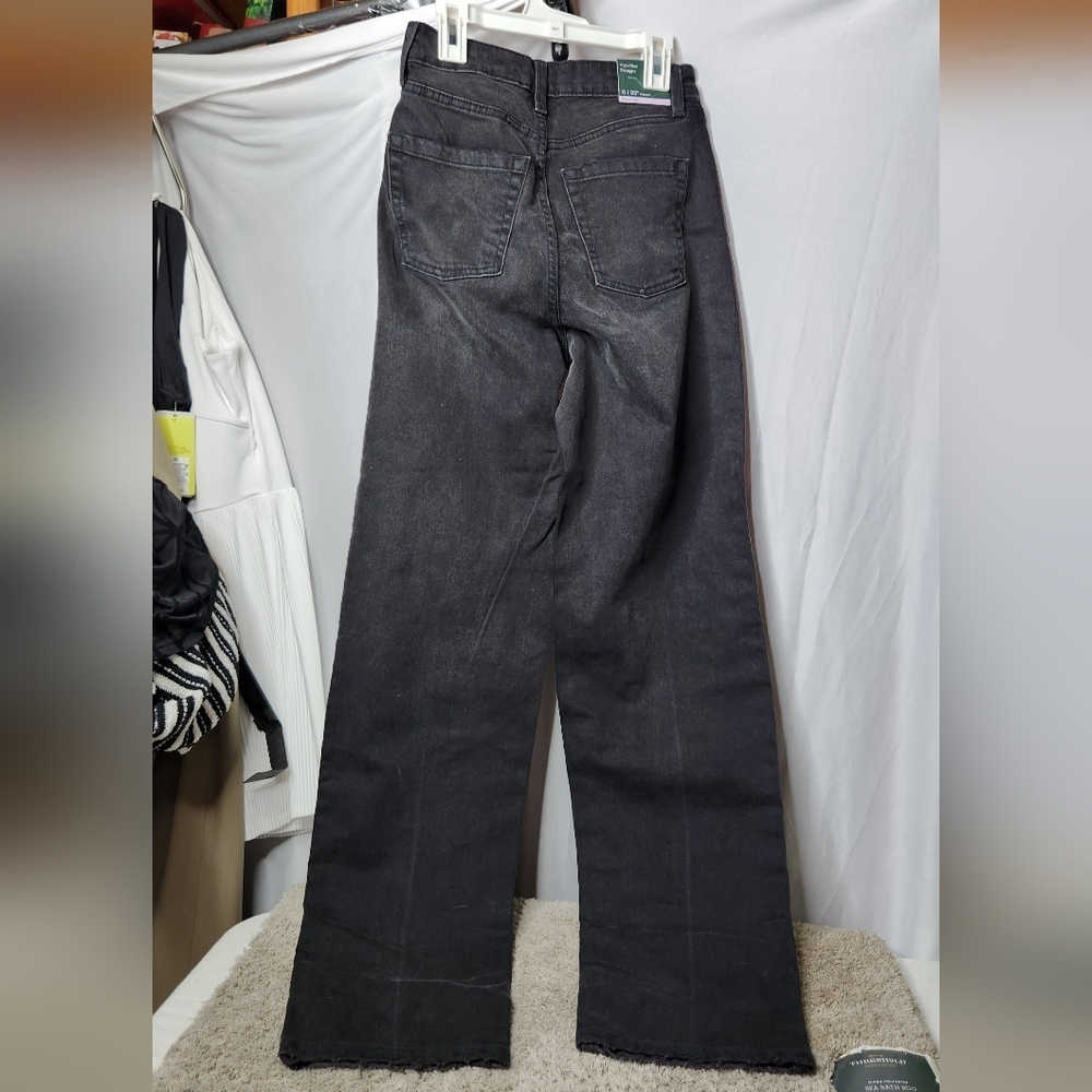 Wild Fable High-Rise Straight EasyRigid Black Wash Jeans Size 6/32" - Picture 4 of 16